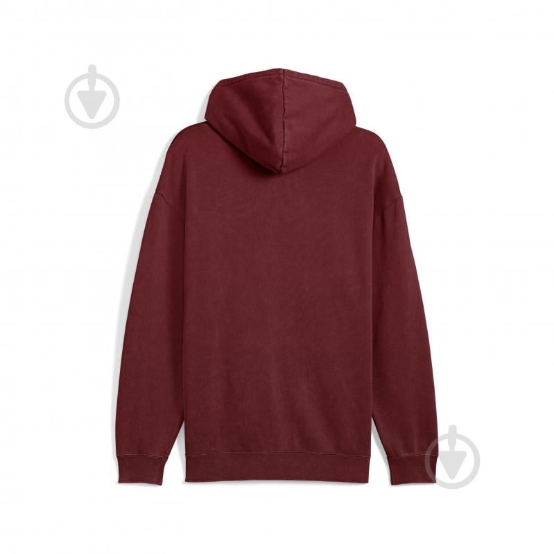 Джемпер Puma ESS ELEVATED Relaxed Wash Hoodie FL 68804996 р.2XL бордовий - фото 5