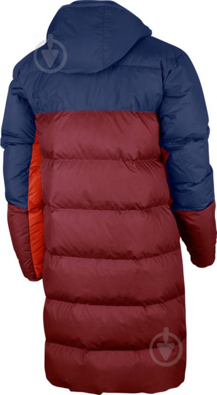 Пуховик чоловічий зимовий Nike M NSW DWN FIL WR PARKA SHLD CU4408-410 р.M червоний із синім - фото 2