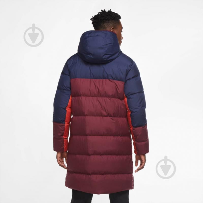 Пуховик чоловічий зимовий Nike M NSW DWN FIL WR PARKA SHLD CU4408-410 р.M червоний із синім - фото 5