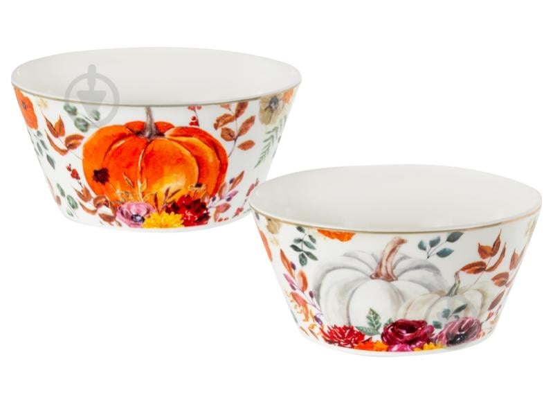 Набор салатников Lefard Осенний урожай 14 см 2 шт 922-094 - фото 1 Набор салатников Lefard Осенний урожай 14 см 2 шт 922-094 - фото 1