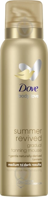 Мусс-автозагар Dove Summer Revived от среднего до темного 150 мл - фото 1