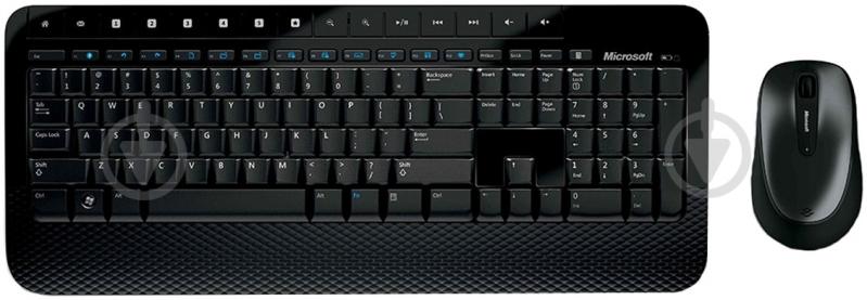 Комплект клавіатура + миша Microsoft Wireless Desktop 2000 black (M7J-00012) - фото 1