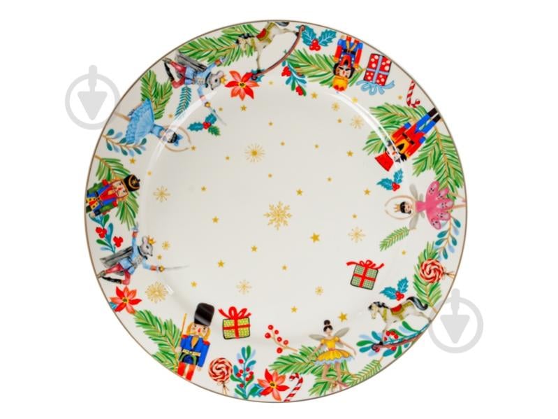 Набор тарелок подставных Lefard White Christmas 27 см 6 шт. 922-102 - фото 3 Набор тарелок подставных Lefard White Christmas 27 см 6 шт. 922-102 - фото 3