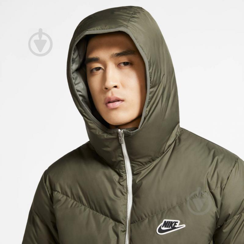 Пуховик чоловічий зимовий Nike M NSW DWN FIL WR PARKA SHLD R CU4412-380 р.L оливковий - фото 6