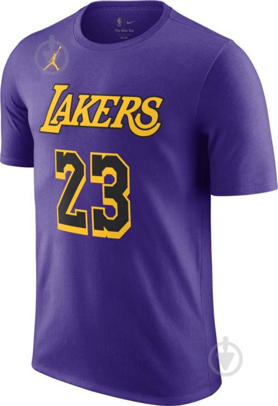 Футболка Nike LAL M NK ES STMT NN TEE DV5778-511 р.2XL фіолетовий - фото 1