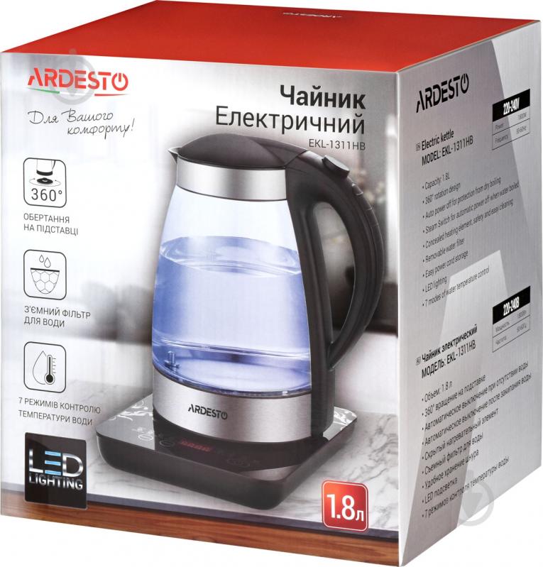 Электрочайник Ardesto EKL-1311HB - фото 7