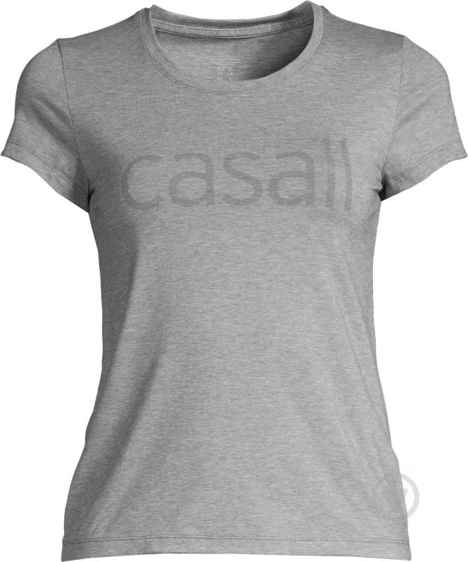 Футболка Casall Logo Tee 19176-920 р.L серый - фото 1