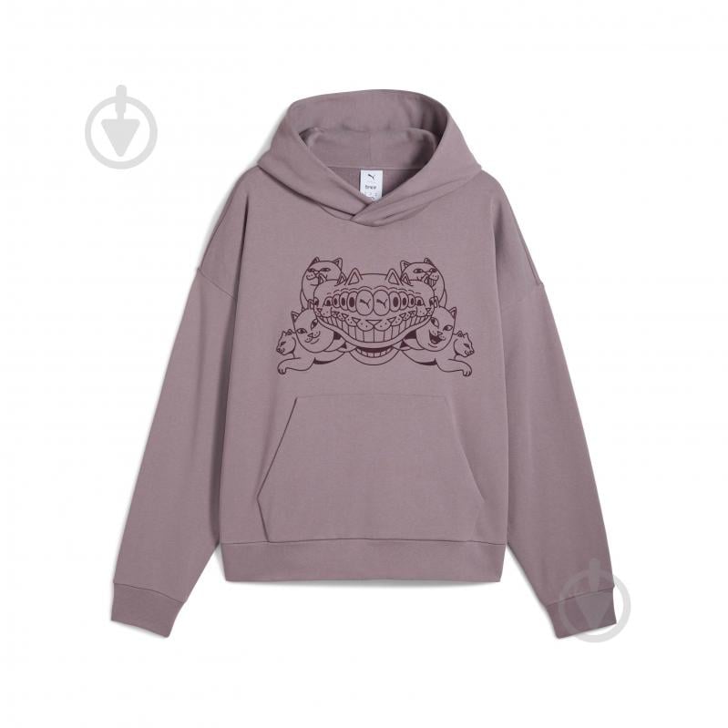 Джемпер Puma PUMA X RIPNDIP Boxy Graphic Hoodie TR 63241464 р.2XL серый - фото 6 Джемпер Puma PUMA X RIPNDIP Boxy Graphic Hoodie TR 63241464 р.2XL серый - фото 6