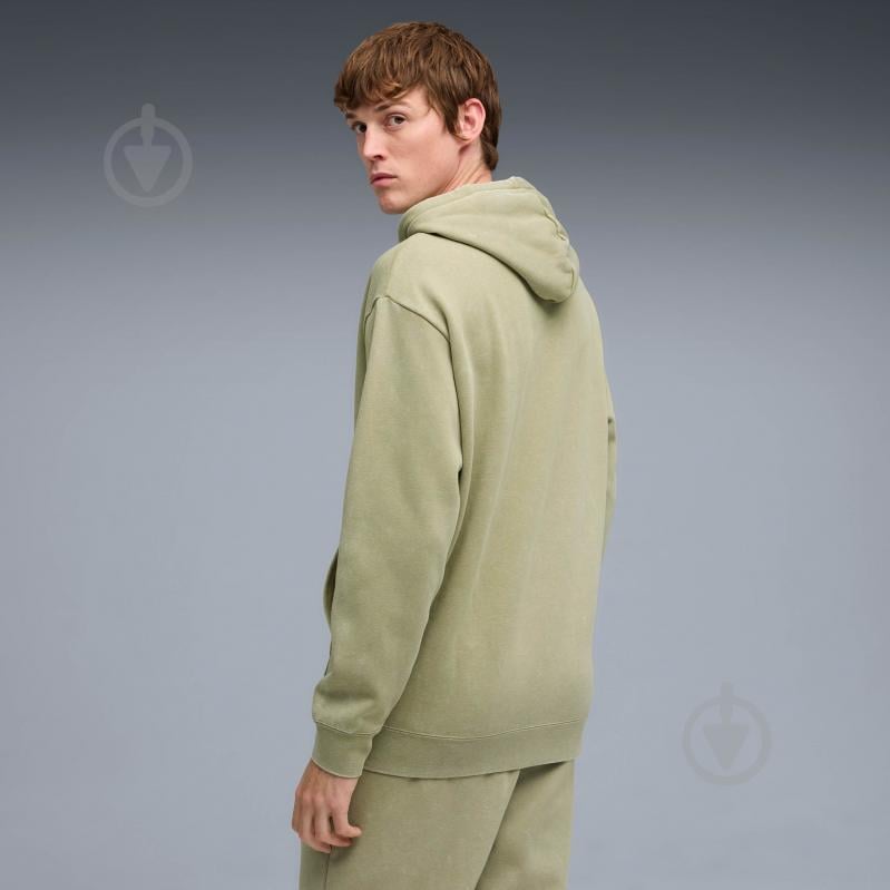 Джемпер Puma ESS ELEVATED Relaxed Wash Hoodie FL 68804982 р.2XL хакі - фото 2