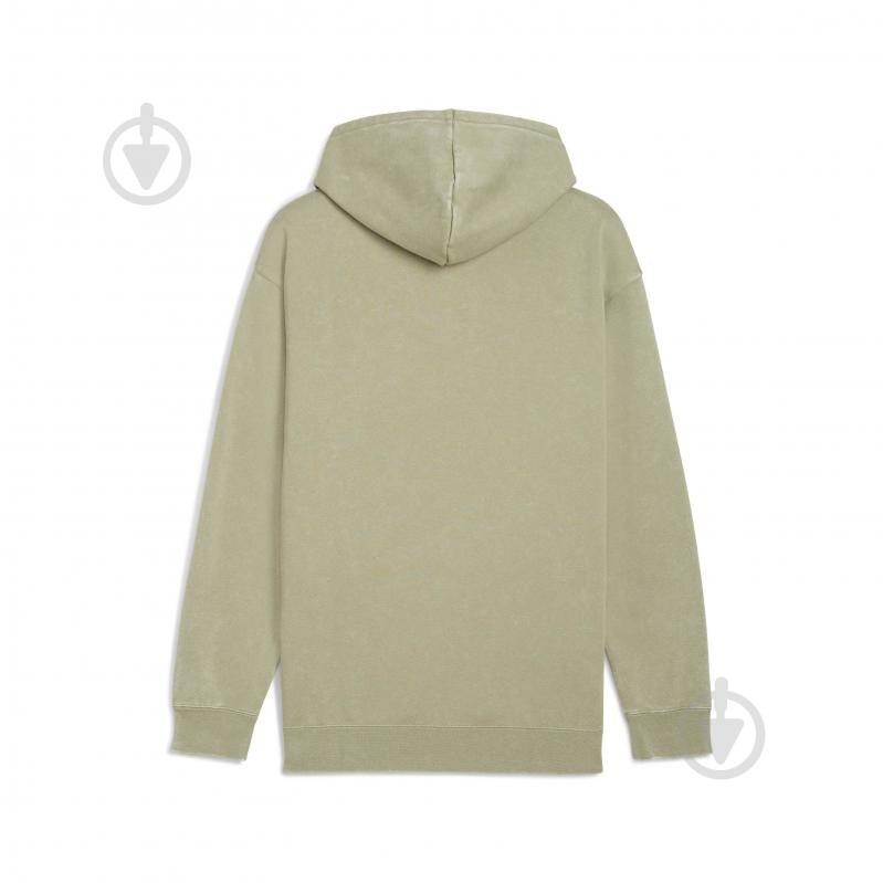 Джемпер Puma ESS ELEVATED Relaxed Wash Hoodie FL 68804982 р.2XL хакі - фото 5