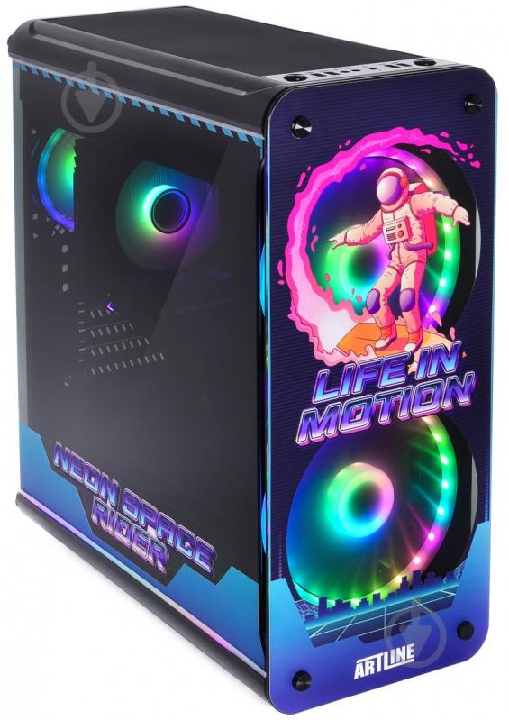 Компьютер Artline Overlord NEON (NEONv30) black - фото 7