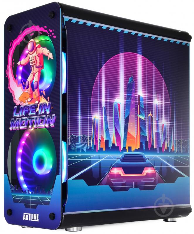 Компьютер Artline Overlord NEON (NEONv30) black - фото 1