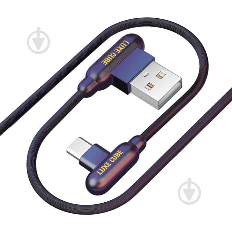 Кабель Luxe Cube Game USB micro to USB 1 м черный (9998686444267) - фото 1