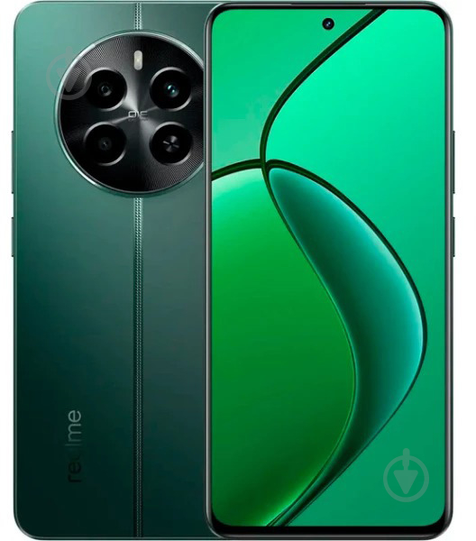 Смартфон Realme 12 4G (RMX3871) 8/256GB pioneer green (RMX3871 8/256 GREEN) - фото 1