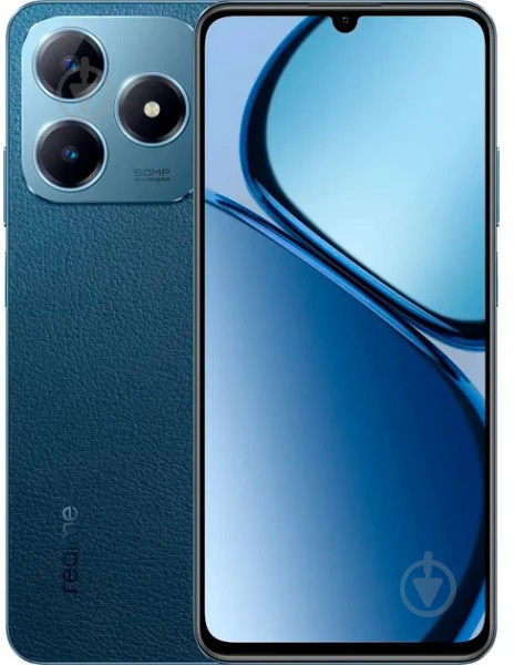 Смартфон Realme C63 (RMX3939) 6/128GB leather blue (RMX3939 6/128 LEATH BLUE) - фото 1