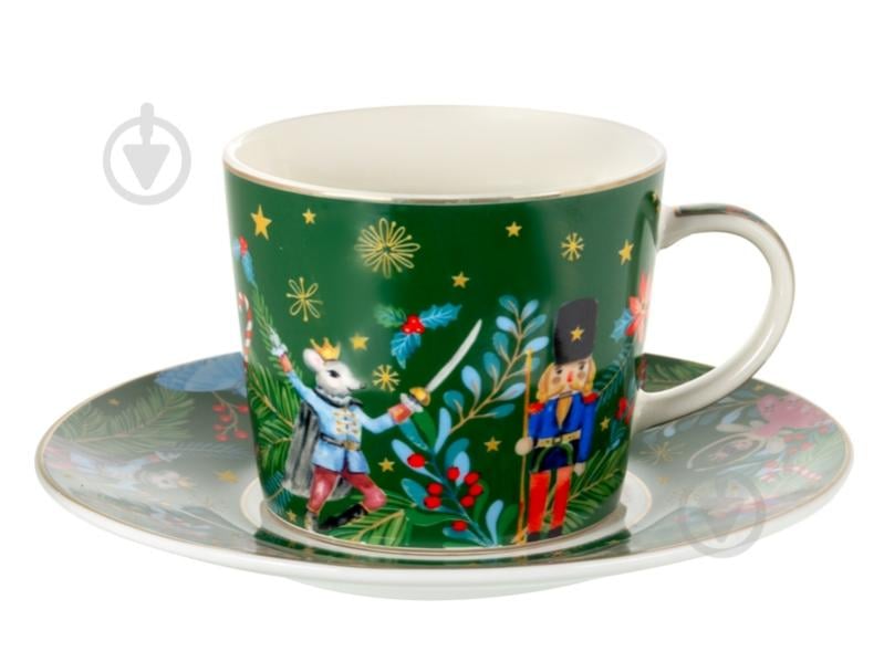 Набор чайный Lefard Green Christmas 250 мл 4 предмета 922-098 - фото 3 Набор чайный Lefard Green Christmas 250 мл 4 предмета 922-098 - фото 3