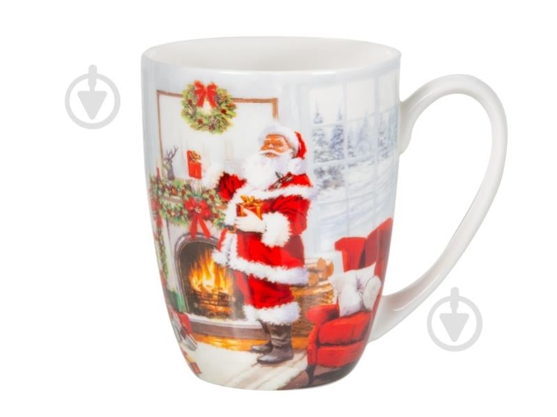 Чашка Lefard Новорічна колекція Камін 370 мл 985-206 - фото 1 Чашка Lefard Новорічна колекція Камін 370 мл 985-206 - фото 1