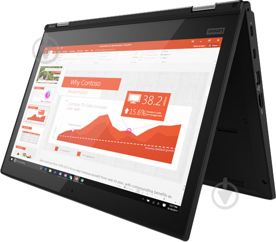 Ноутбук Lenovo ThinkPad L380 Yoga 13.3" (20M7001BRT) black - фото 6