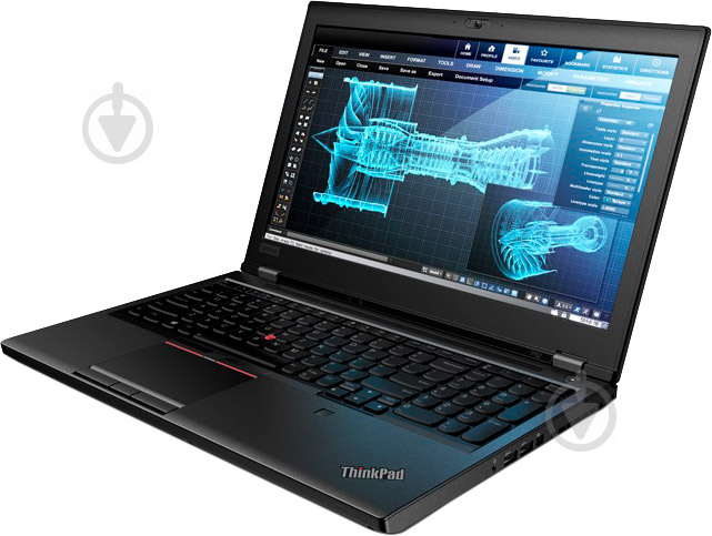 Ноутбук Lenovo ThinkPad P52 15.6" (20M9001LRT) black - фото 3