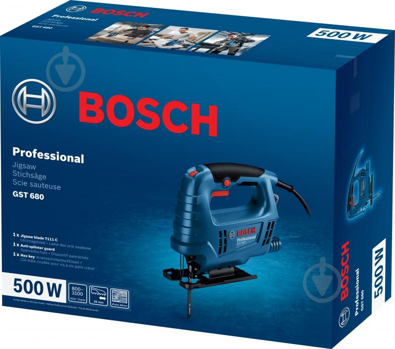 Электролобзик Bosch Professional GST 680 06015B4020 - фото 2
