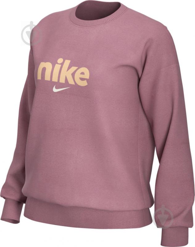 Світшот Nike W NSW CREW HBR VRSTY CU5034-614 р. XL рожевий - фото 1