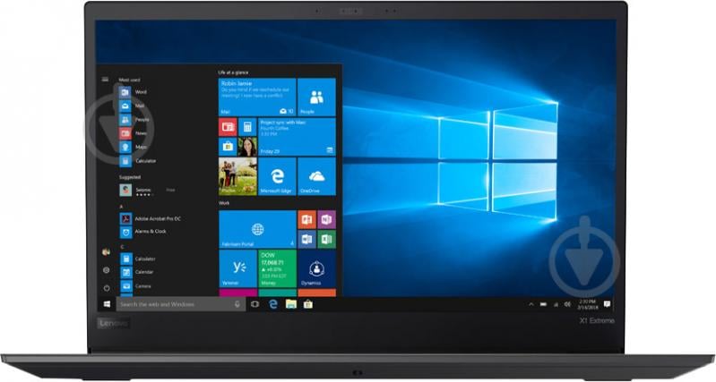 Ноутбук Lenovo ThinkPad X1 Extreme 1 15.6" (20MF000XRT) black - фото 1