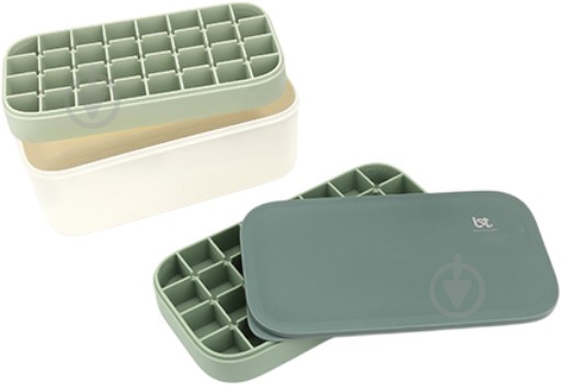 Набор форм для льда Smart Kitchen by Flamberg с контейнером Nature triple green (NA0164BS) - фото 1 Набор форм для льда Smart Kitchen by Flamberg с контейнером Nature triple green (NA0164BS) - фото 1