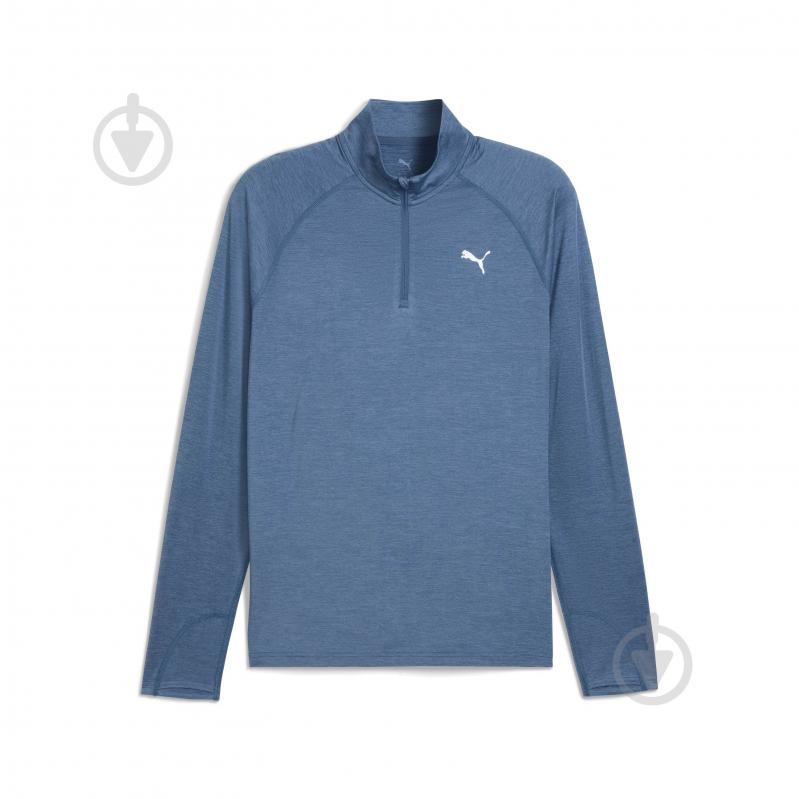 Джемпер Puma M RUN VELOCITY CLOUDSPUN 1/4 ZIP 52662780 р.L синий - фото 4 Джемпер Puma M RUN VELOCITY CLOUDSPUN 1/4 ZIP 52662780 р.L синий - фото 4