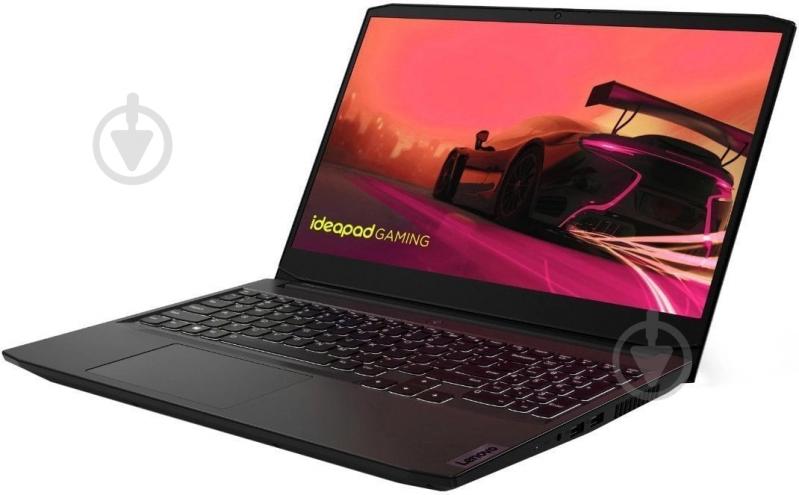 Ноутбук Lenovo IdeaPad Gaming 3 15ACH6 15,6" (82K202BBRA) shadow black - фото 3