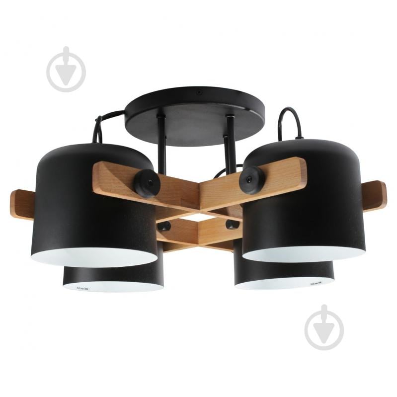 Люстра стельова LIGHT SET KONVALIA CRL 160 4xE27 чорний - фото 2