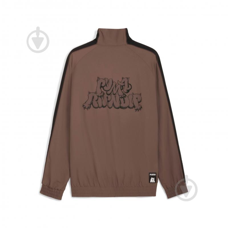 Джемпер Puma PUMA X RIPNDIP T7 Oversized Track Jacket WV 63241841 р.L коричневий - фото 7 Джемпер Puma PUMA X RIPNDIP T7 Oversized Track Jacket WV 63241841 р.L коричневий - фото 7