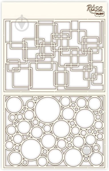 Чіпборд для скрапбукінгу фоновий Абстракція 3 12,6х20 см 94232049 Rosa Talent - фото 1