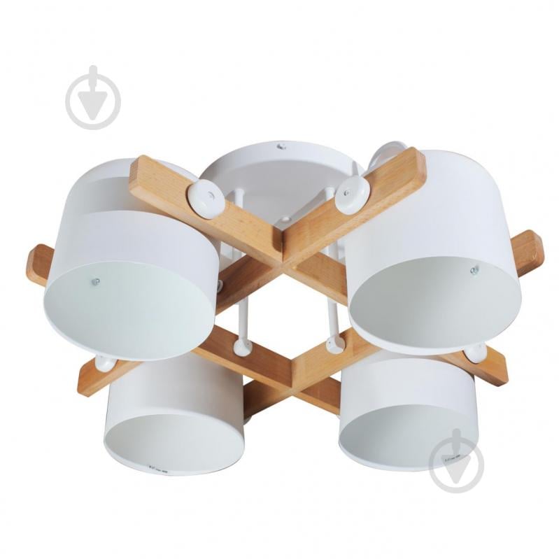 Люстра стельова LIGHT SET KONVALIA CRL 160 4xE27 білий - фото 1 Люстра стельова LIGHT SET KONVALIA CRL 160 4xE27 білий - фото 1