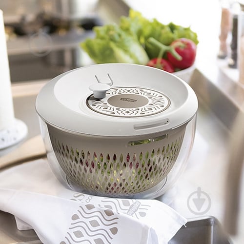 Сушарка для зелені Stefanplast 26х18 см біло-синя - фото 3 Сушарка для зелені Stefanplast 26х18 см біло-синя - фото 3