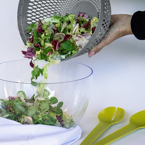 Сушарка для зелені Stefanplast 26х18 см біло-сіра - фото 2 Сушарка для зелені Stefanplast 26х18 см біло-сіра - фото 2