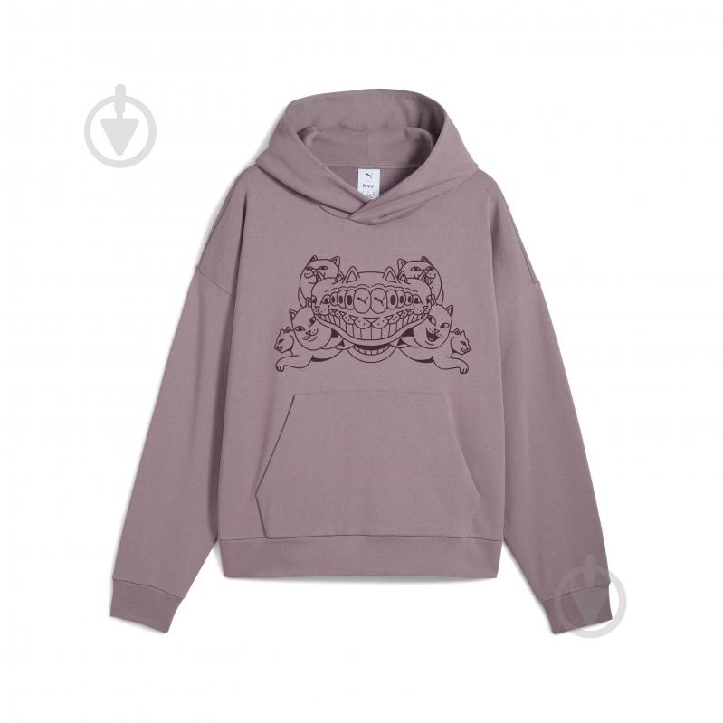 Джемпер Puma PUMA X RIPNDIP Boxy Graphic Hoodie TR 63241464 р.L сірий - фото 6 Джемпер Puma PUMA X RIPNDIP Boxy Graphic Hoodie TR 63241464 р.L сірий - фото 6