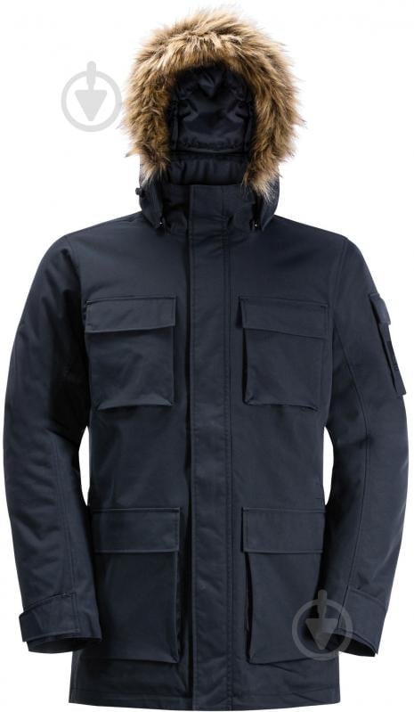 Куртка-парка чоловіча Jack Wolfskin GLACIER CANYON PARKA 1107674_1010 р.M синя - фото 7