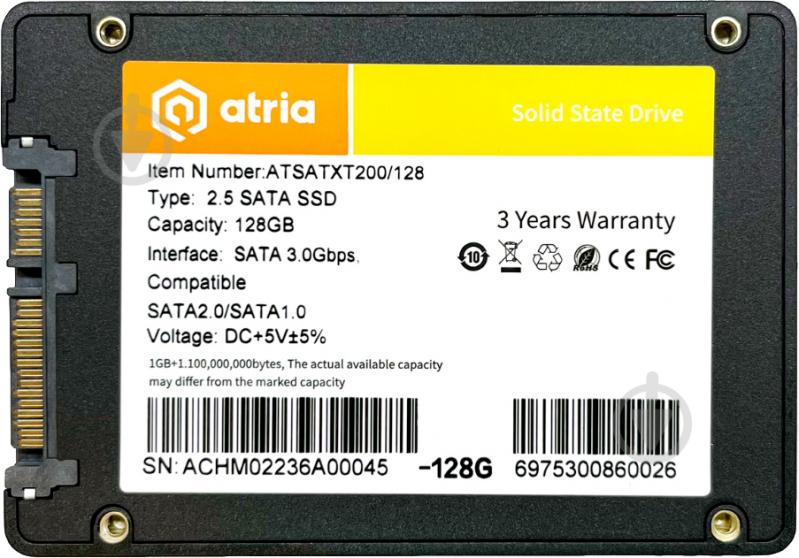 SSD-накопичувач ATRIA 120GB 2,5" SATA III TLC (ATSATXT200/120) - фото 2