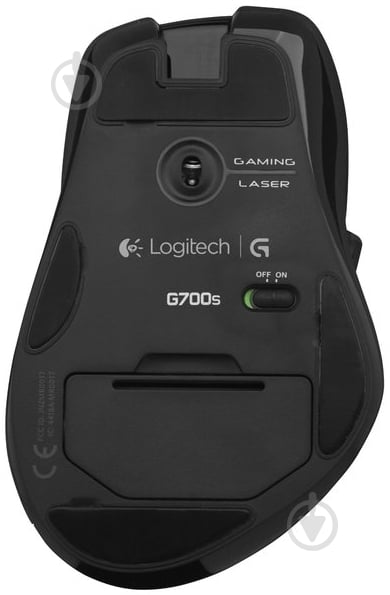 Мышь Logitech Wireless Gaming Mouse G700s (910-003424) black - фото 2
