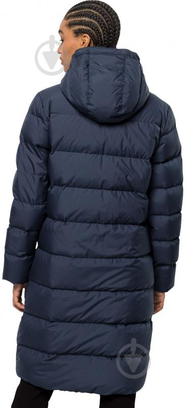 Пальто жіноча зимова Jack Wolfskin FROZEN PALACE COAT W 1204132_1010 р.XS синя - фото 2