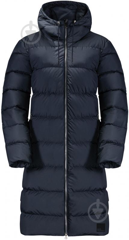 Пальто женская зимняя Jack Wolfskin FROZEN PALACE COAT W 1204132_1010 р.XS синяя - фото 6