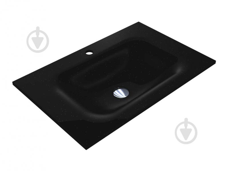 Умывальник Miraggio JESSEL 700 MIRASTONE BLACK SHINE - фото 1 Умывальник Miraggio JESSEL 700 MIRASTONE BLACK SHINE - фото 1