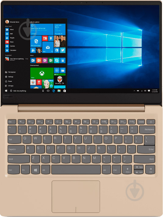 Ноутбук Lenovo IdeaPad 320S 13.3" (81AK00ETRA) gold - фото 4