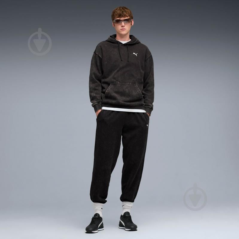 Джемпер Puma ESS ELEVATED Relaxed Wash Hoodie FL 68804901 р.L чорний - фото 3