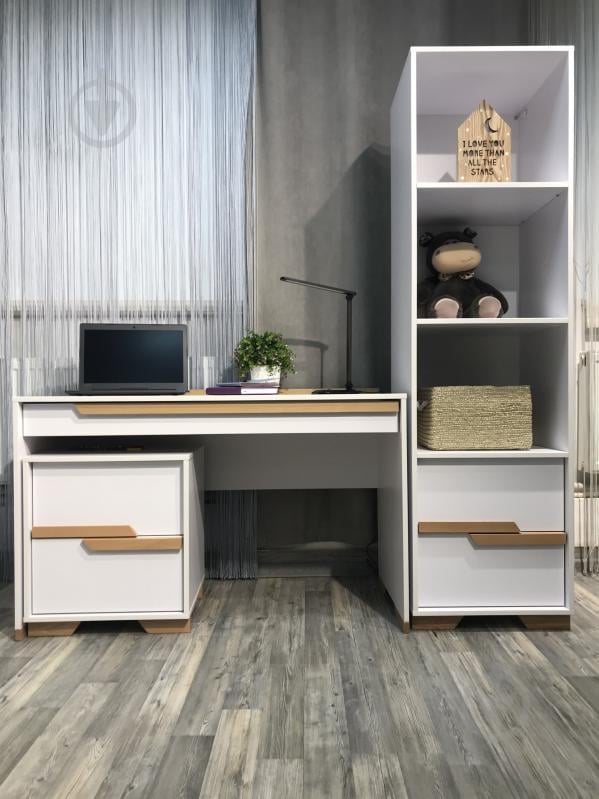 Пенал Veres Сиэтл бело-буковый 38.43.2.15 - фото 3