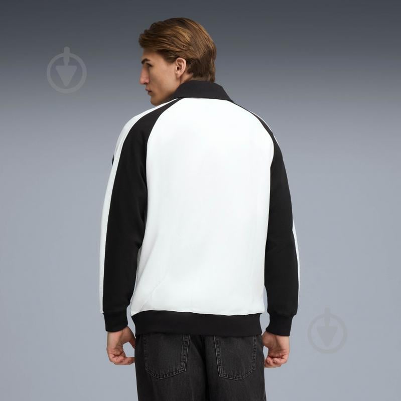 Джемпер Puma T7 Relaxed Wing Collar Jacquard Track Jacket DK 63299402 р.M білий - фото 2 Джемпер Puma T7 Relaxed Wing Collar Jacquard Track Jacket DK 63299402 р.M білий - фото 2