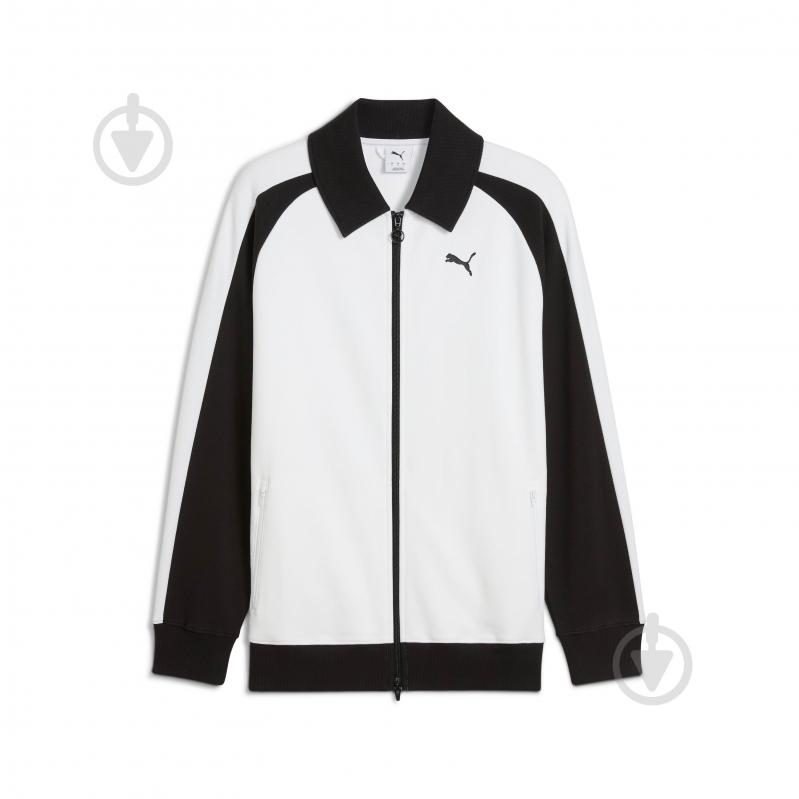 Джемпер Puma T7 Relaxed Wing Collar Jacquard Track Jacket DK 63299402 р.M білий - фото 6 Джемпер Puma T7 Relaxed Wing Collar Jacquard Track Jacket DK 63299402 р.M білий - фото 6
