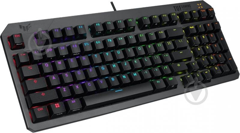 Клавиатура Asus TUF Gaming K3 Gen II Opti-Mech RGB Red Switches (90MP0390-BKMA00) black - фото 2