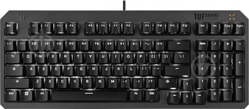 Клавиатура Asus TUF Gaming K3 Gen II Opti-Mech RGB Red Switches (90MP0390-BKMA00) black - фото 1