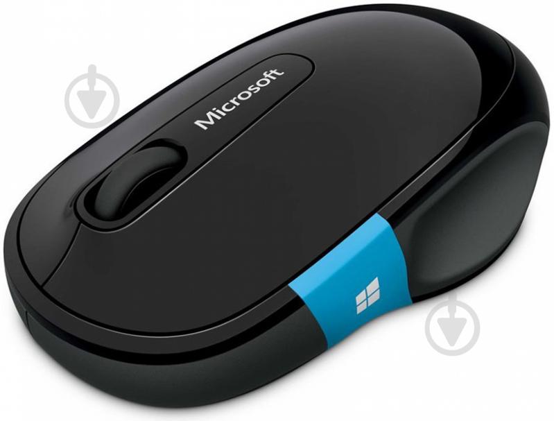 Мышь Microsoft Sculpt Comfort BT (H3S-00002) black/blue - фото 2